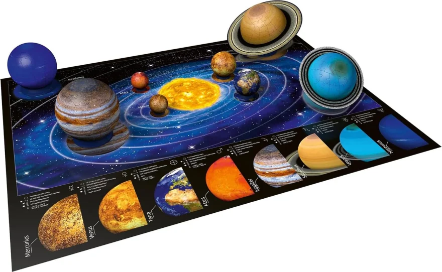 Ravensburger 3D puzzle Slnečná sústava 540 dielikov