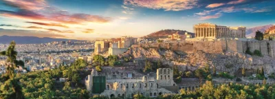 Panoramatické puzzle Akropolis, Athény 500 dílků