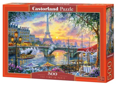 Puzzle Čas na čaj v Paříži 500 dílků