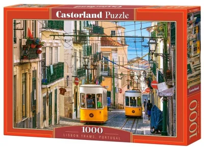 Puzzle Lisabonské tramvaje, Portugalsko 1000 dílků