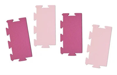 Okrajový dílek pro koberec extra 0+ růžový 1ks (mix)