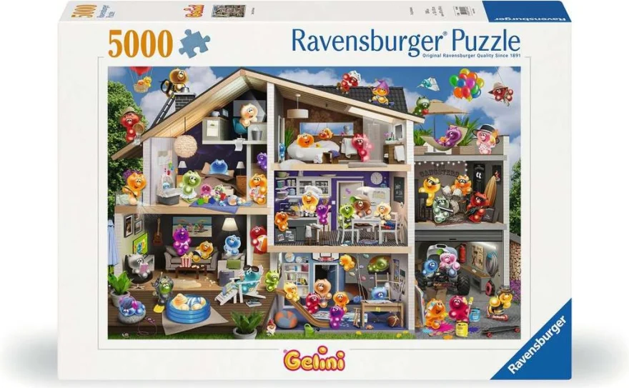 Ravensburger Puzzle Domček pre Gelini 5000 dielikov