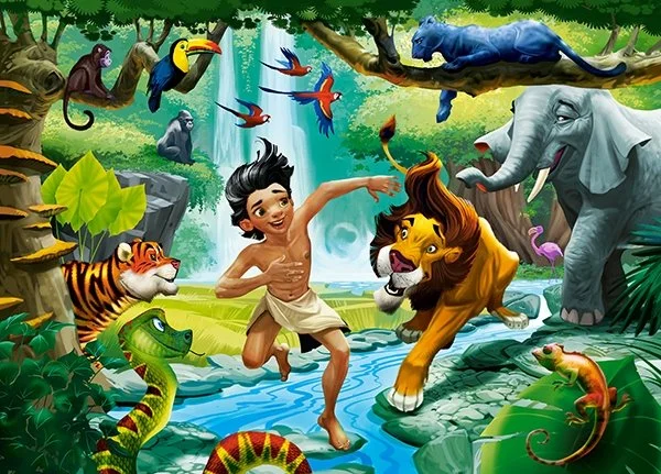 Castorland Puzzle Kniha džunglí 120 dielikov