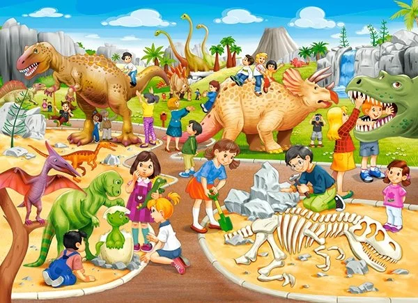 Castorland Puzzle Dinosauří park 70 dielikov