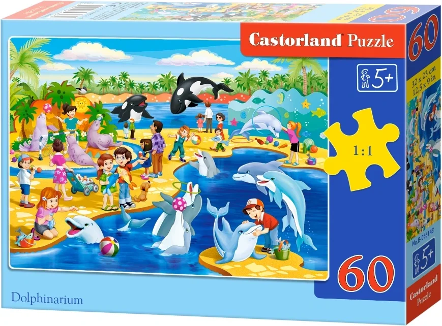 Castorland Puzzle Delfinárium 60 dielikov