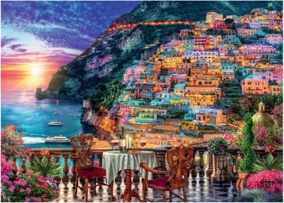 Puzzle Positano, Itálie 1000 dílků