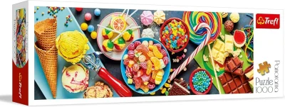 Panoramatické puzzle Sladkosti 1000 dielikov