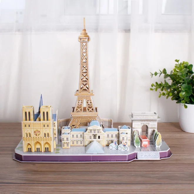 CubicFun 3D puzzle CityLine panoráma: Paríž 114 dielikov