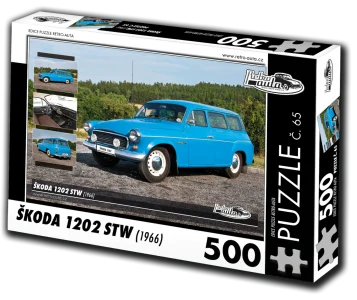 Puzzle č. 65 Škoda 1202 STW (1966) 500 dílků