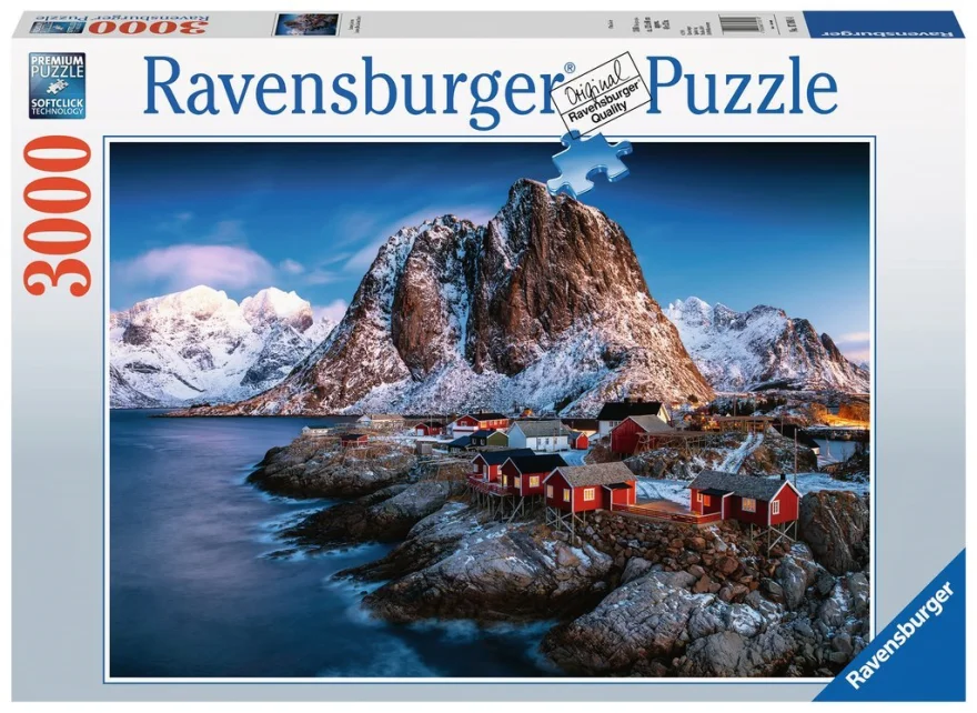 Ravensburger Puzzle Hamnoy, Lofoty 3000 dielikov