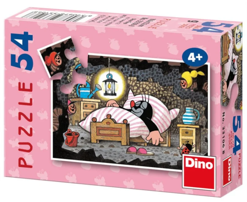 Dino Puzzle Krtko - dobrú noc 54 dielikov