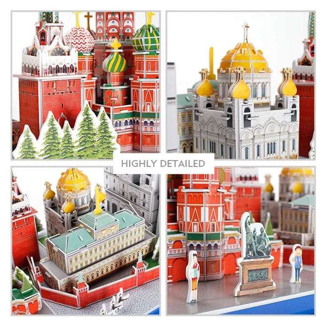 CubicFun 3D puzzle CityLine panoráma: Moskva 204 dielikov