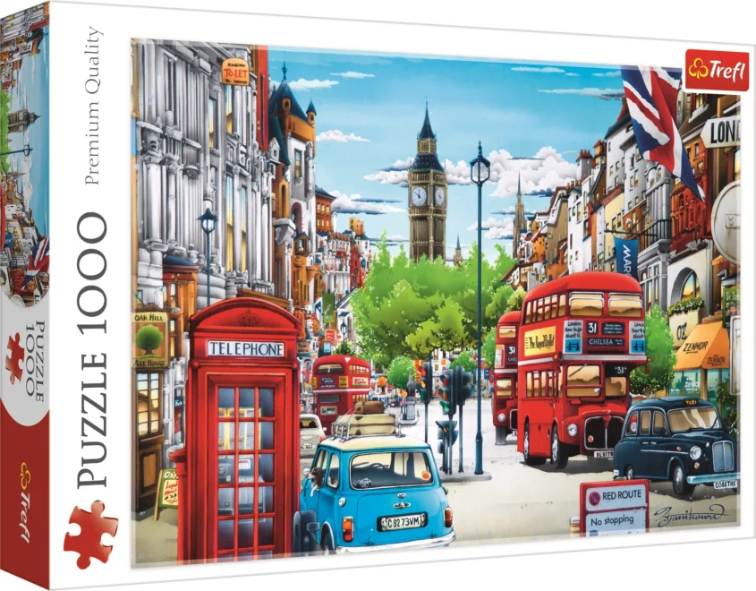 Trefl Puzzle Londýnska ulica 1000 dielikov