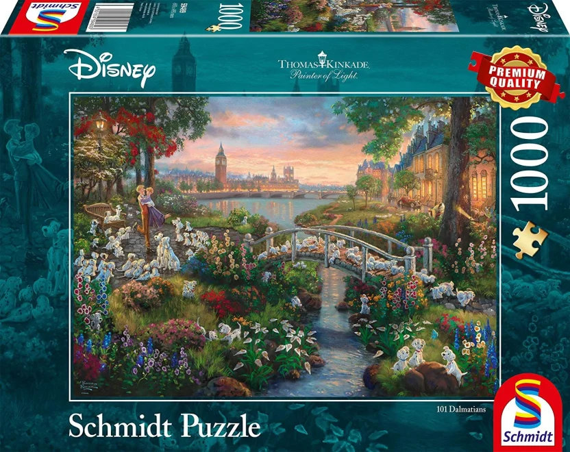 Schmidt Puzzle 101 Dalmatíncov 1000 dielikov