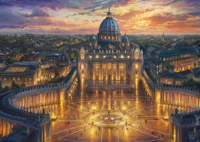 Puzzle Vatikán, Itálie 1000 dílků