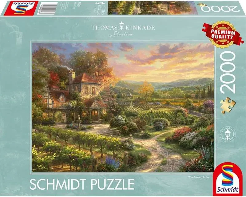 Schmidt Puzzle Dom pri vinici 2000 dielikov