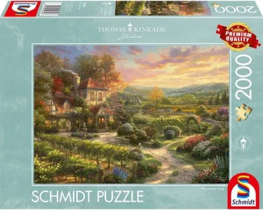 Puzzle Dom pri vinici 2000 dielikov