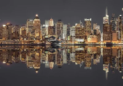 Puzzle Mrakodrapy v nočním New Yorku 1500 dílků