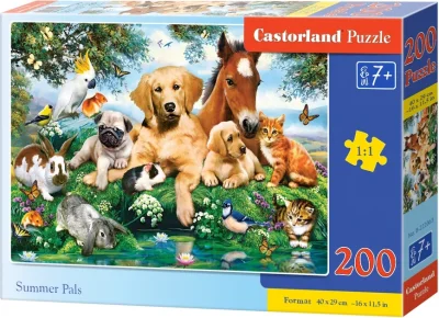 Puzzle Letní priatelia 200 dielikov