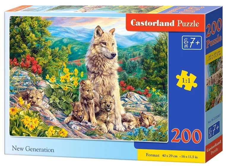 Castorland Puzzle Nová generácia 200 dielikov
