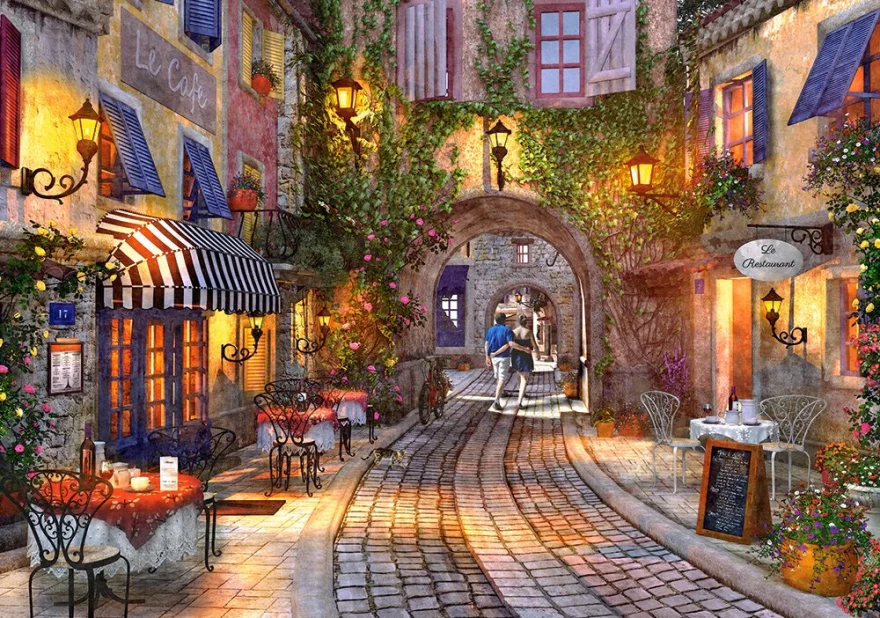 Castorland Puzzle Francúzska ulička 500 dielikov