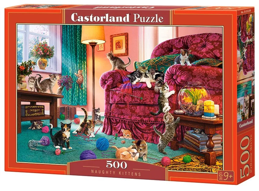 Castorland Puzzle Nezbedné mačiatka 500 dielikov