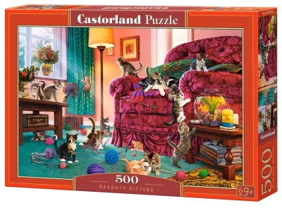 Puzzle Nezbedné mačiatka 500 dielikov