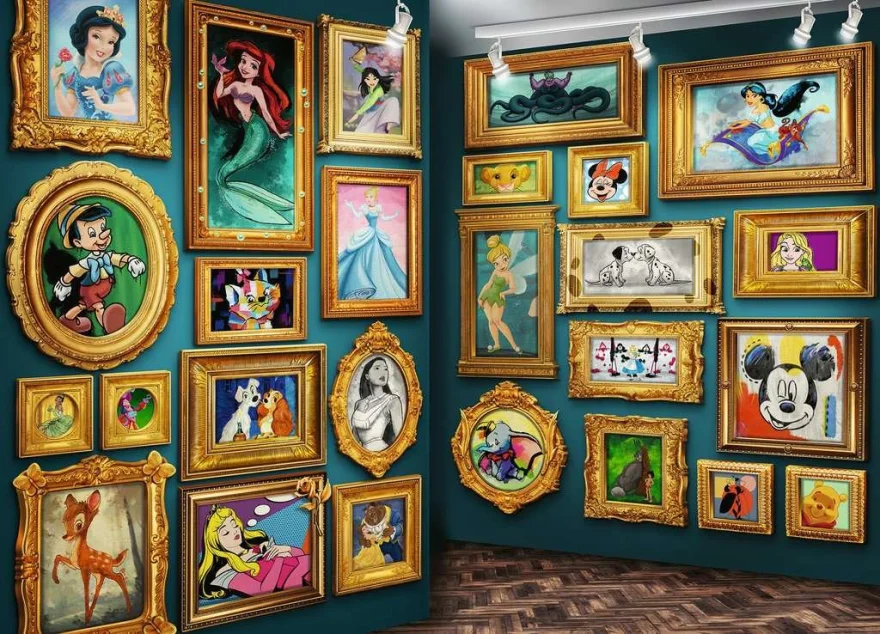 Ravensburger Puzzle Disney múzeum 9000 dielikov