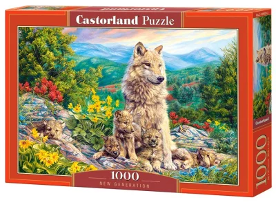 Puzzle Nová vlčia generácia 1000 dielikov