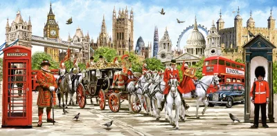 Puzzle Pýcha Londýna 4000 dílků
