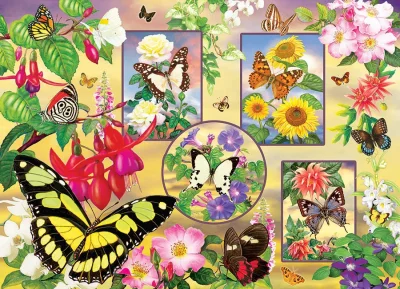 Puzzle Kouzelní motýli 500 dílků