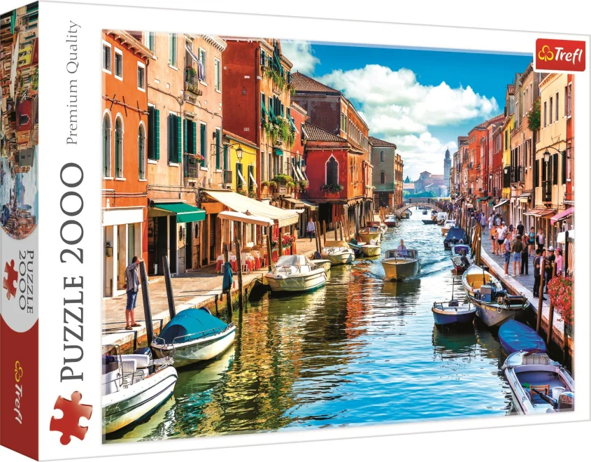 Trefl Puzzle Ostrov Murano, Benátky 2000 dielikov
