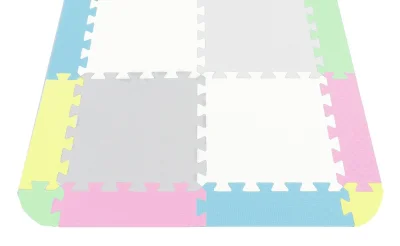 Okraje pro pěnový koberec v pastelových barvách 24ks