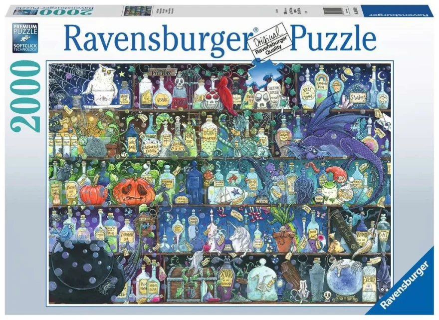 Ravensburger Puzzle Jedy a elixíry 2000 dielikov