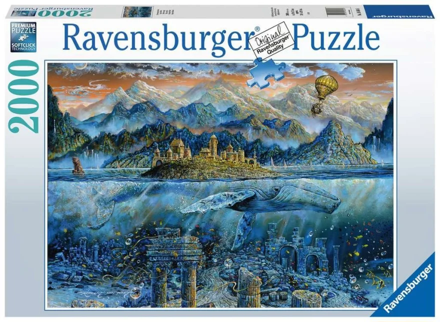 Ravensburger Puzzle Múdra veľryba 2000 dielikov