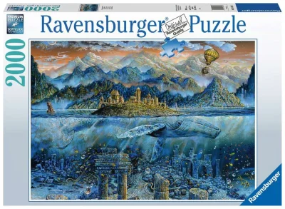 Puzzle Múdra veľryba 2000 dielikov