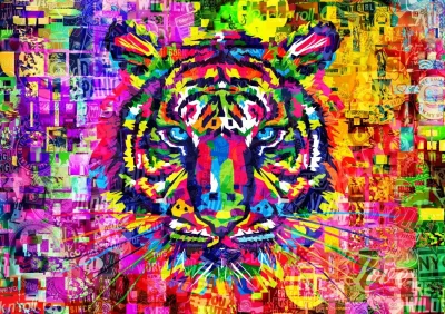 Puzzle Úžasný tygr 1000 dílků