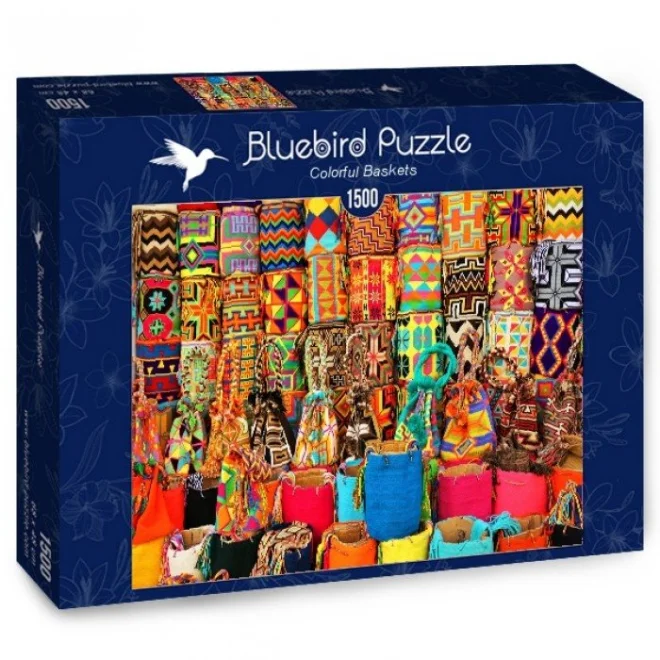 Bluebird Puzzle Farebné košíky 1500 dielikov