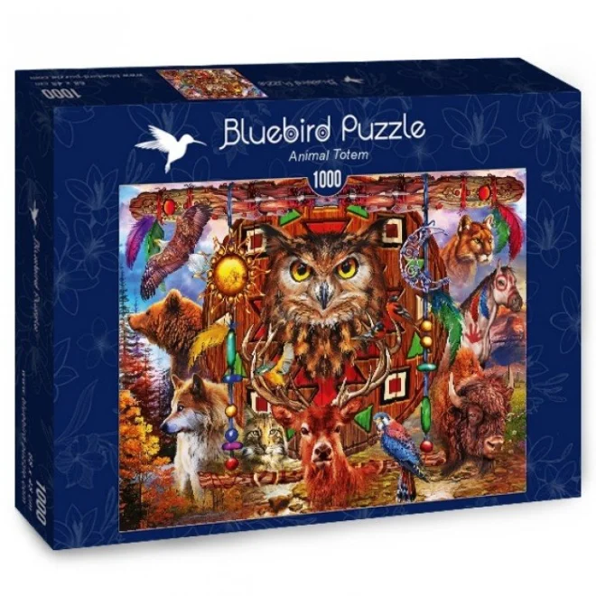 Bluebird Puzzle Zvierací totem 1000 dielikov