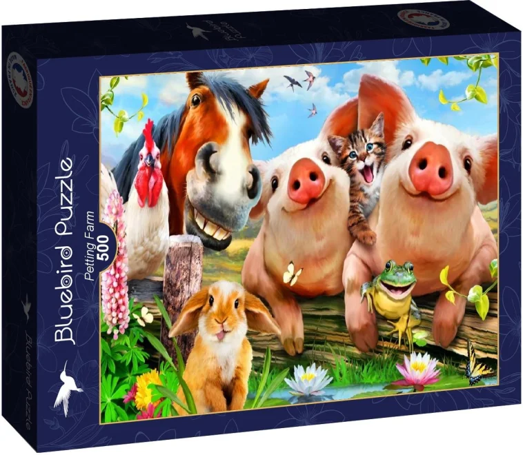 Bluebird Puzzle Roztomilé domáce zvieratá 500 dielikov