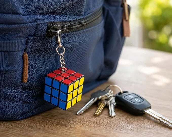 Hlavolam - prívesok  Magic Cube Magická kocka 3x3 mini