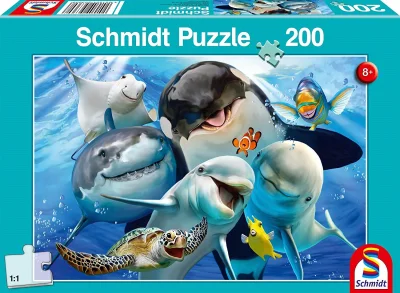 Puzzle Podvodní priatelia 200 dielikov