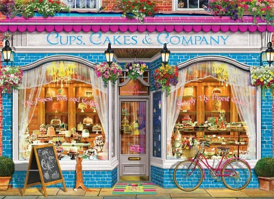 Puzzle Cukrárna Cups, Cakes & Company 1000 dílků