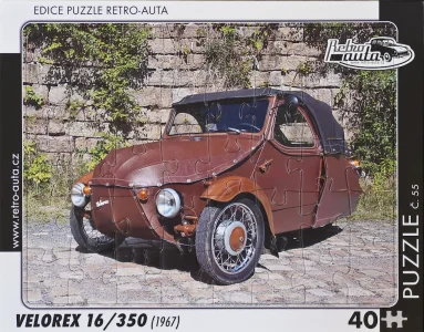 Puzzle č.55 Velorex 16/350 (1967) 40 dílků