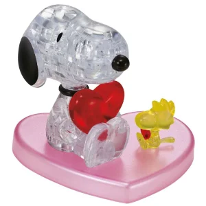 3D Crystal puzzle Zamilovaný Snoopy 34 dílků