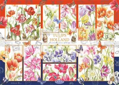 Puzzle Holandské tulipány 1000 dílků