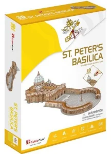 3D puzzle Bazilika svätého Petra 68 dielikov