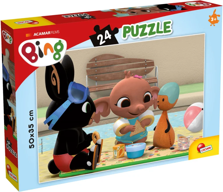 Puzzle pre deti Lisciani 24 dielikov Bing: Piknik