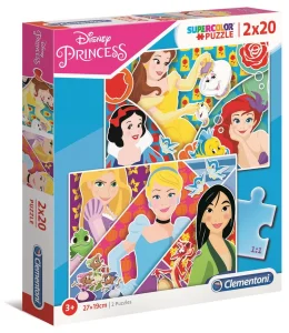 Puzzle Disney Princezny 2x20 dílků