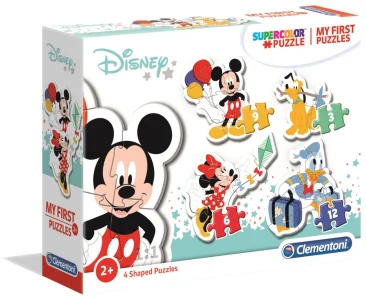 Moje první puzzle Myšák Mickey 4v1 (3,6,9,12 dílků)